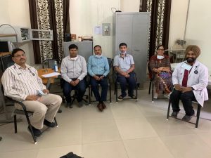 telemedicine team at Sangrur Hospital